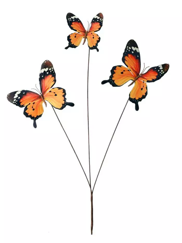Aldik Home's Realistic Silk Flowers - Butterfly Spray