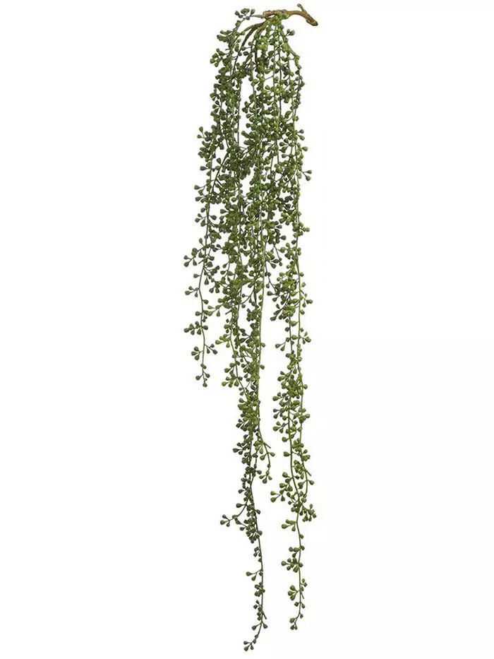 Aldik Home's Quality Artificial Succulents - String of Pearl Hanging Spray