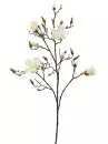 Aldik Home's Realistic Silk Flowers - Magnolia Spray
