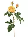 Aldik Home's Realistic Silk Flowers - Natural Touch Rose