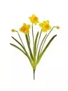 Aldik Home's Realistic Silk Flowers - Daffodil Bush
