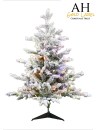 Aldik Home's Premium Artificial Christmas Trees - Snowy Taos Fir LED 3 FT Pastel