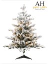 Aldik Home's Premium Artificial Christmas Trees - Snowy Taos Fir LED 3 FT Warm White