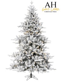 Aldik Home's Premium Artificial Christmas Trees - Snowy Taos Fir LED 9 FT