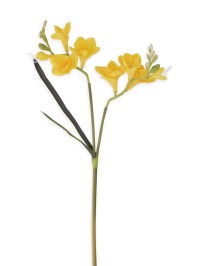 Aldik Home's Realistic Silk Flowers - Freesia Stem