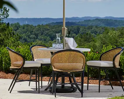 Sophisticated, mid-century modern and stylish, the Havana collection is perfect for adding some pizazz to your outdoor space.
